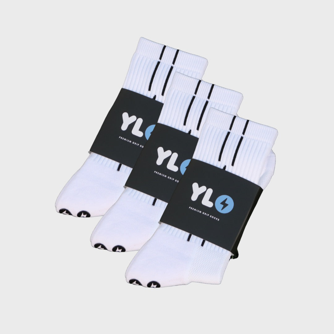 Pack of 3 - Ylo Performance Grip Socks